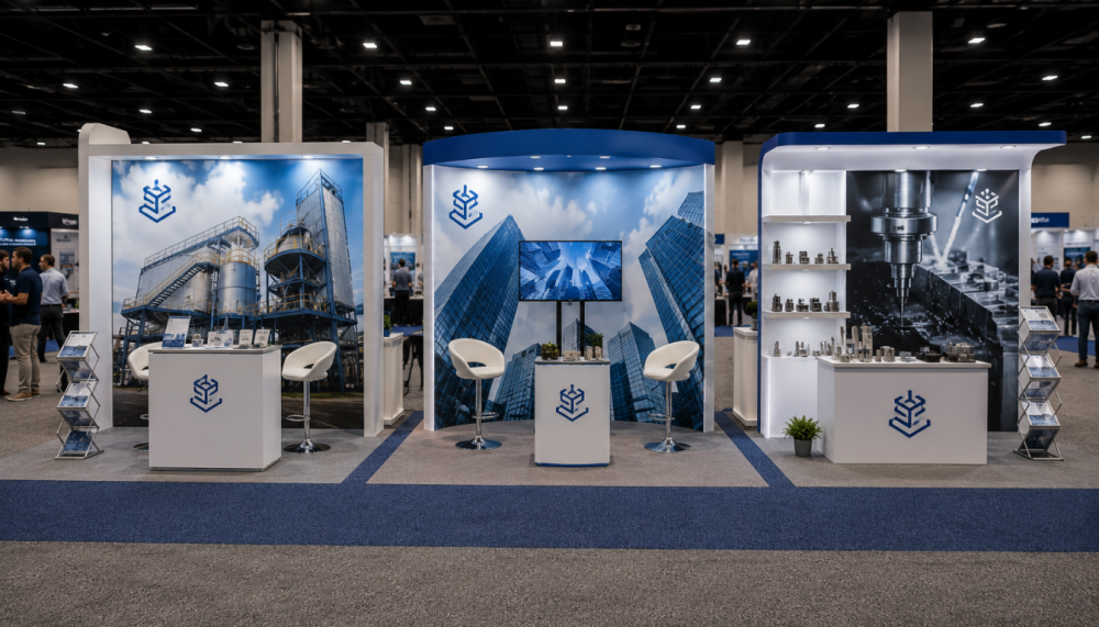Different types of 10x10 trade show displays