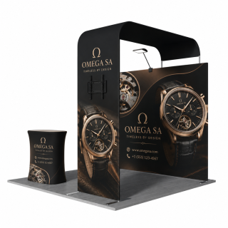 10x10ft Trade Show Booth Kit - A8