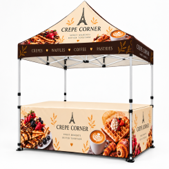 Custom 10x10 lighted canopy tent