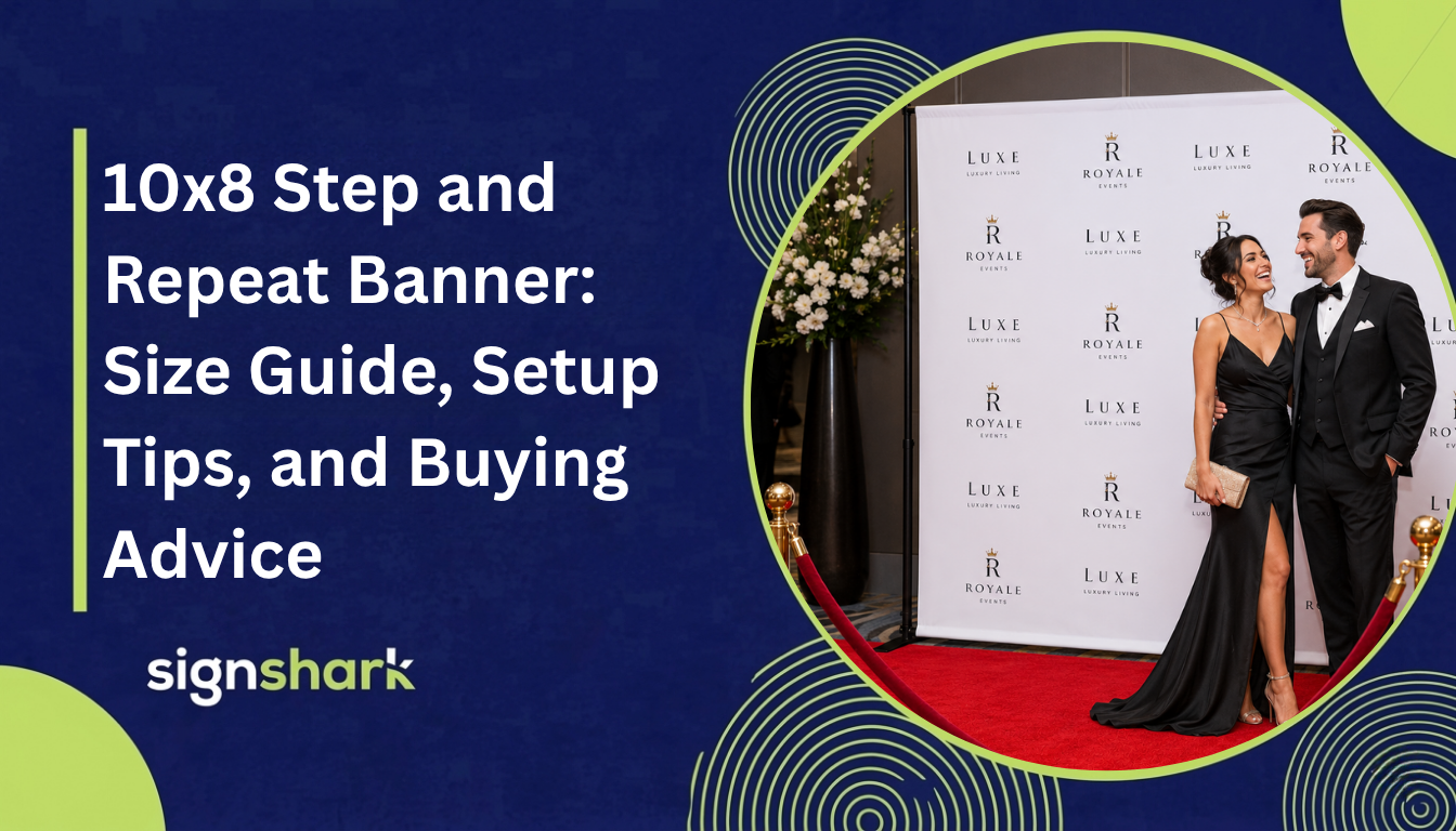 10x8 Step and Repeat Banner: Size Guide, Setup Tips, and Buying Advice