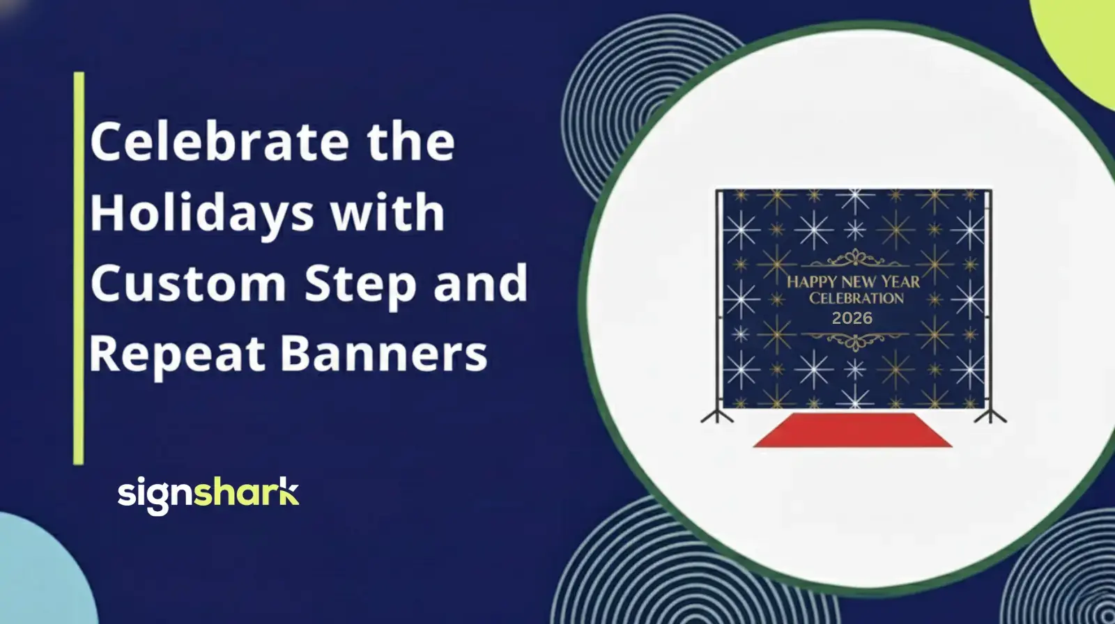 Celebrate the Holidays with Custom Step and Repeat Banners