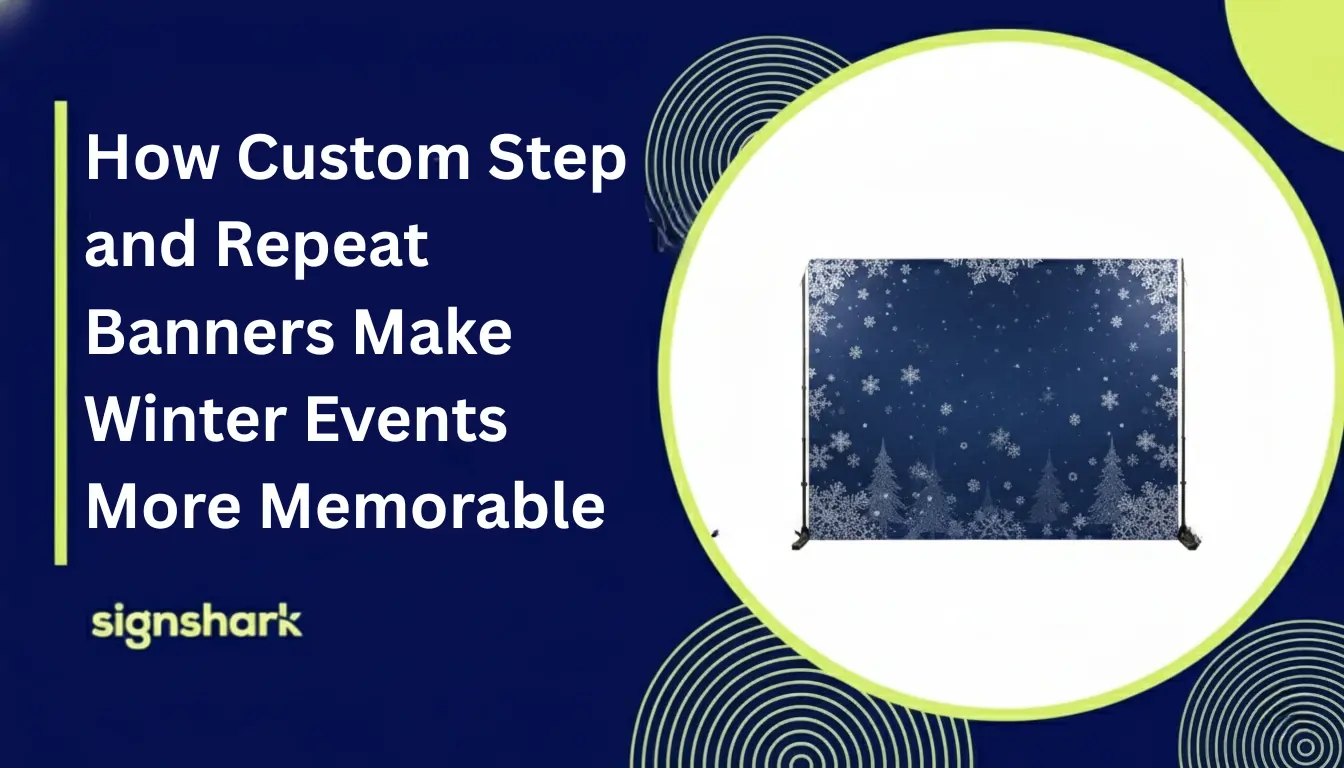 How Custom Step and Repeat Banners Make Winter Events More Memorable