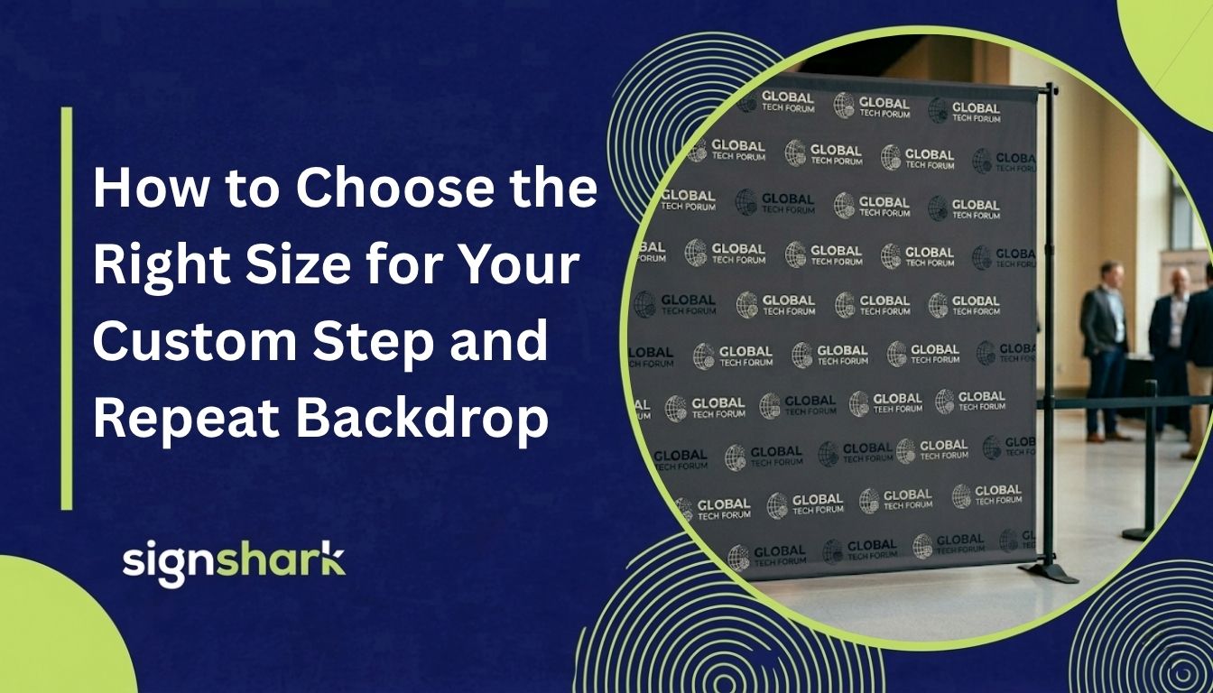 How to Choose the Right Size for Your Custom Step and Repeat Backdrop