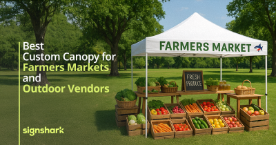 Best Custom Canopy for Farmers Markets and Outdoor Vendors