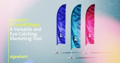 Custom Printed Flags: A Versatile and Eye-Catching Marketing Tool