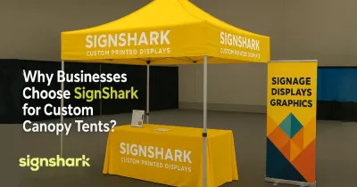 Why Businesses Choose Sign Shark for Custom Canopy Tents?